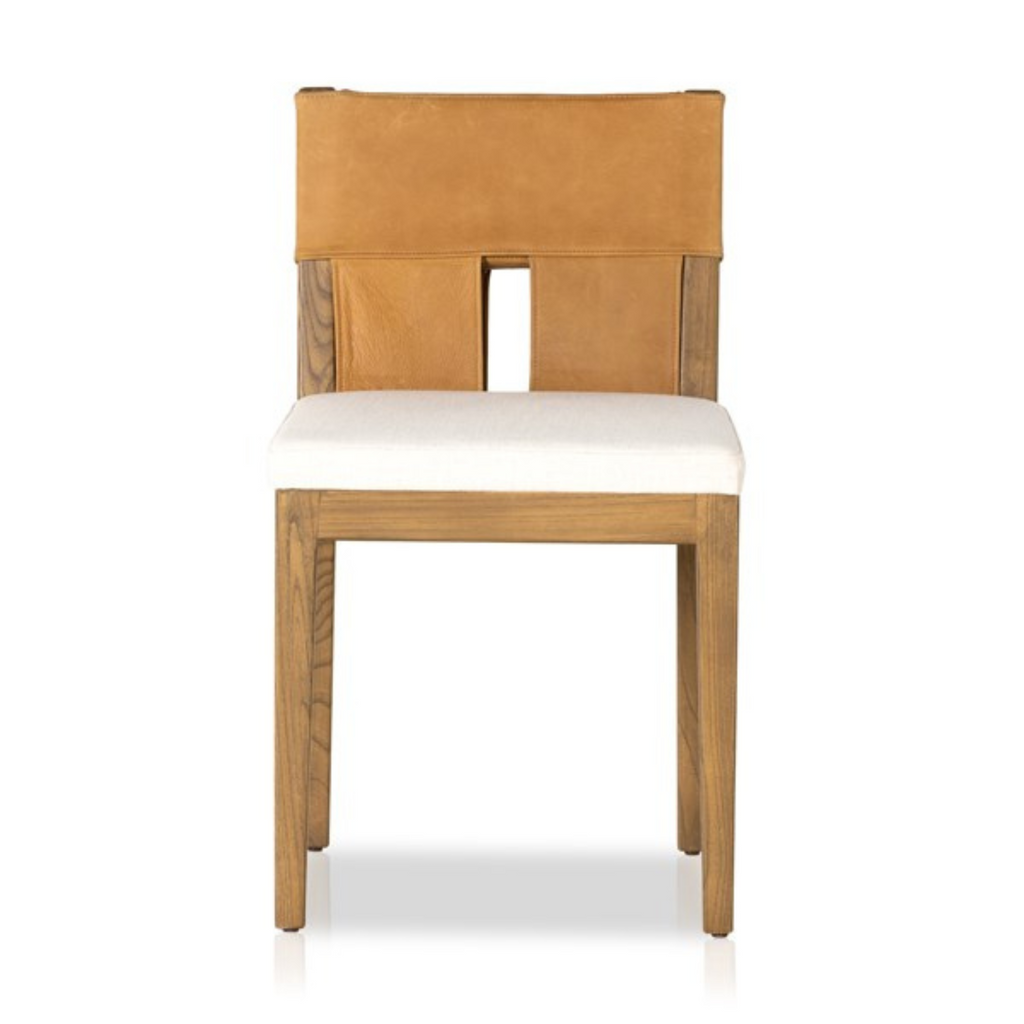 SEM DINING CHAIR IN HALCYON IVORY - MAK & CO