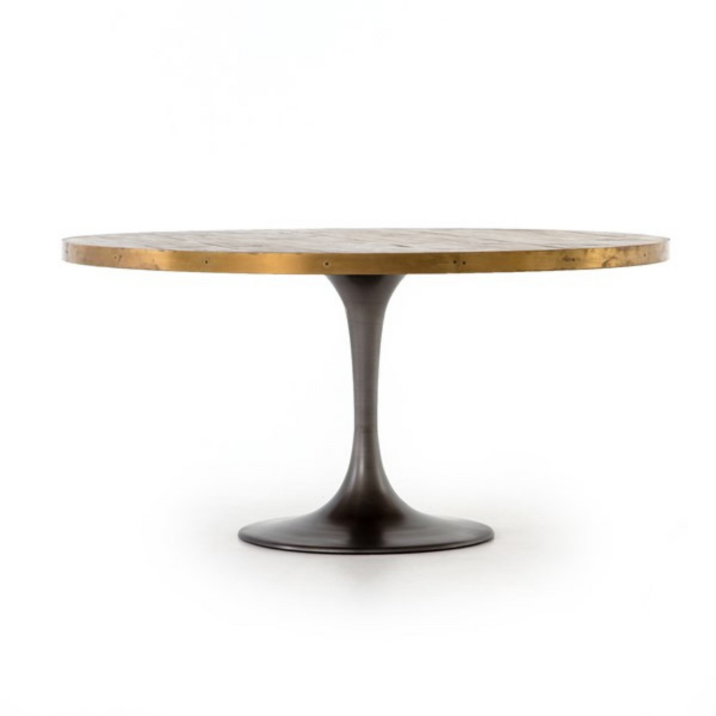 60"  EVANS ROUND DINING TABLE - MAK & CO