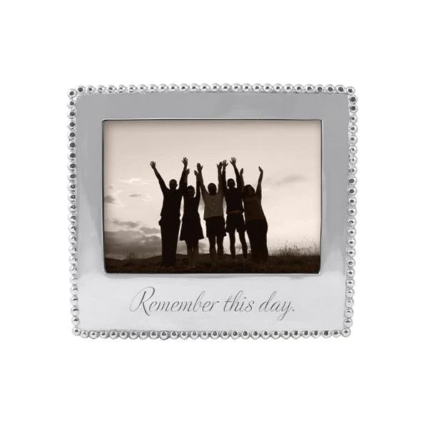 REMEMBER THIS DAY BEADED 5X7 FRAME - MAK & CO