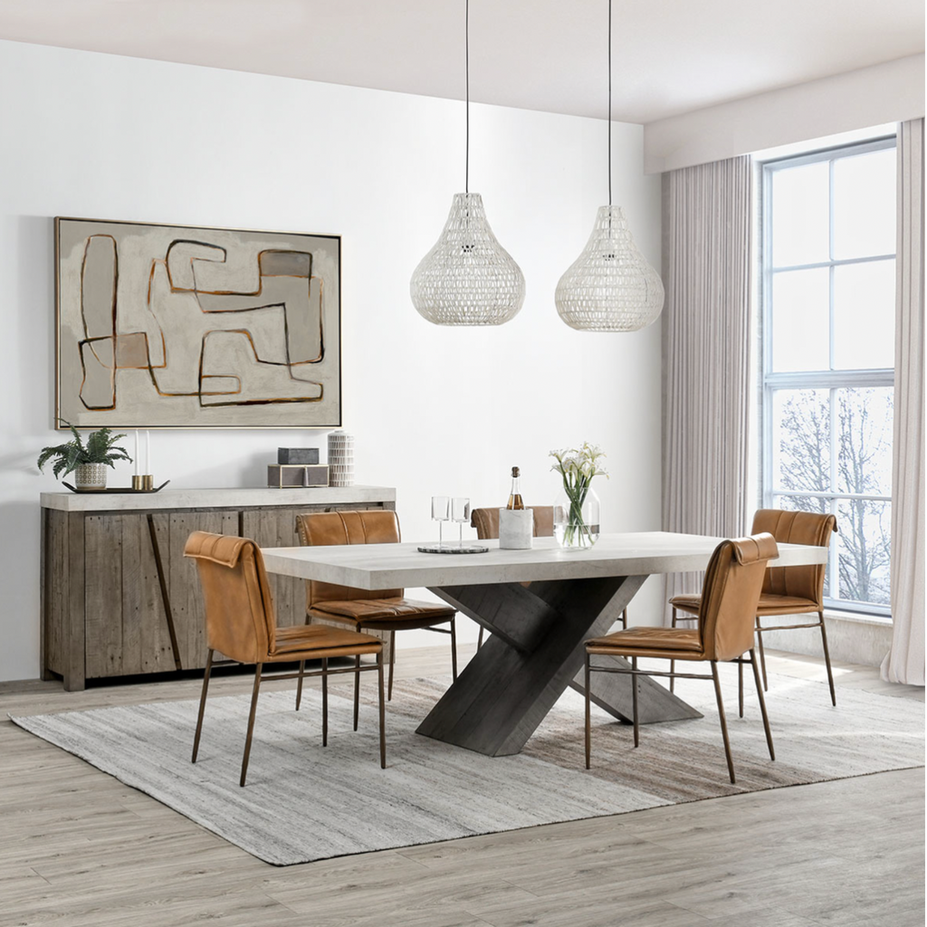 DURANT 84" DINING TABLE - MAK & CO