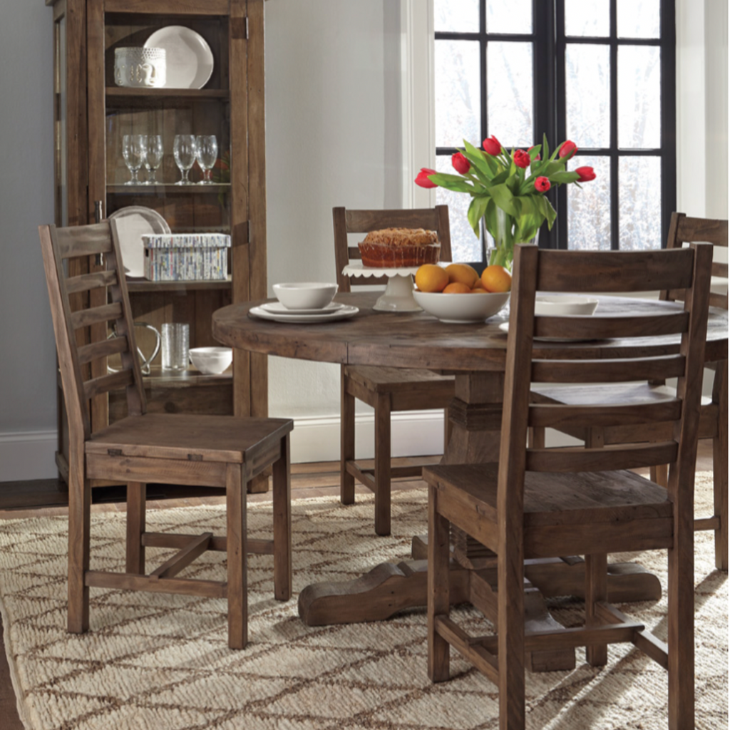 CALEB 42" ROUND DINING TABLE - MAK & CO