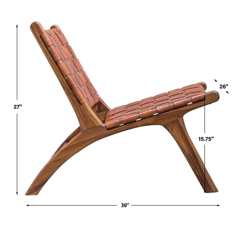 PLAIT ACCENT CHAIR - MAK & CO