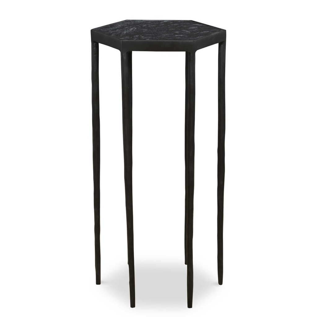 AVIARY ACCENT TABLE IN BLACK - MAK & CO