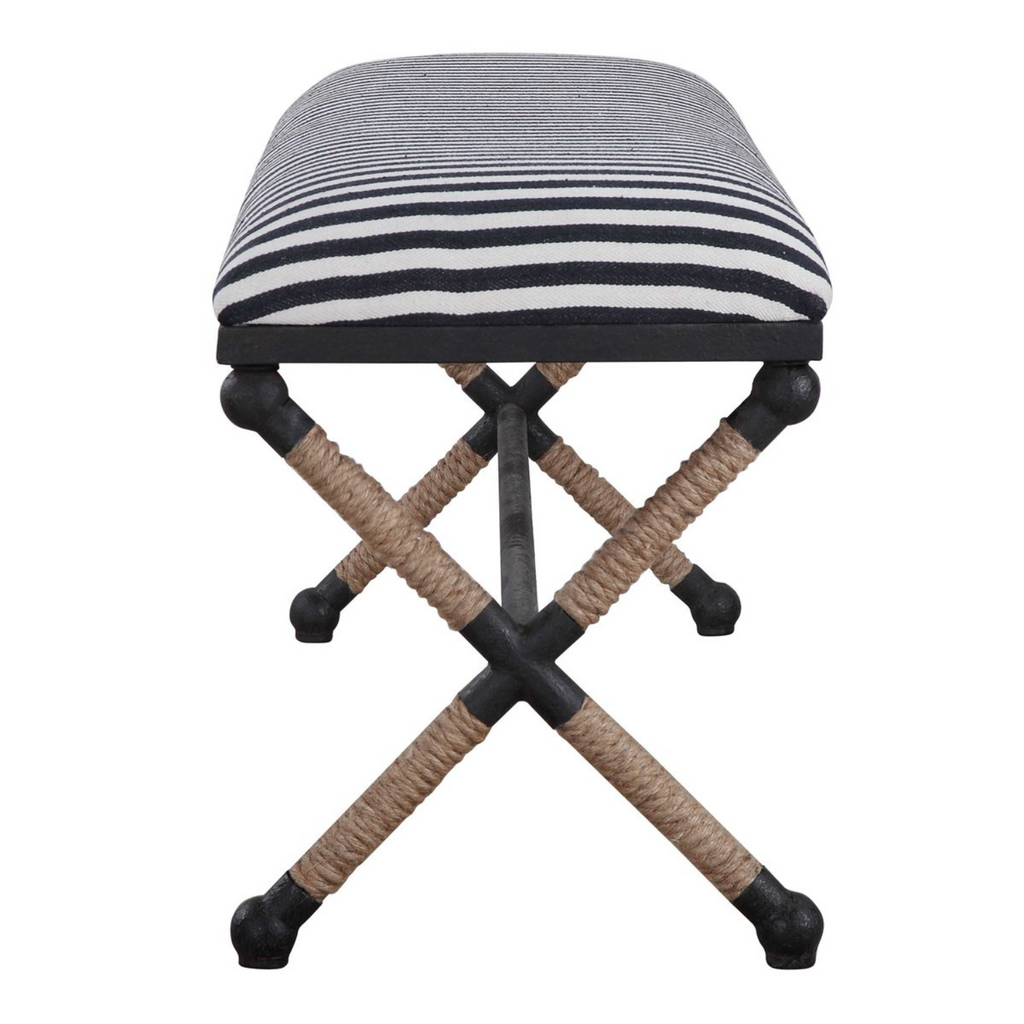 NAUTICAL BENCH, STRIPED - MAK & CO