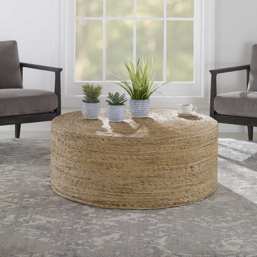 MASHPEE ROUND COFFEE TABLE - MAK & CO