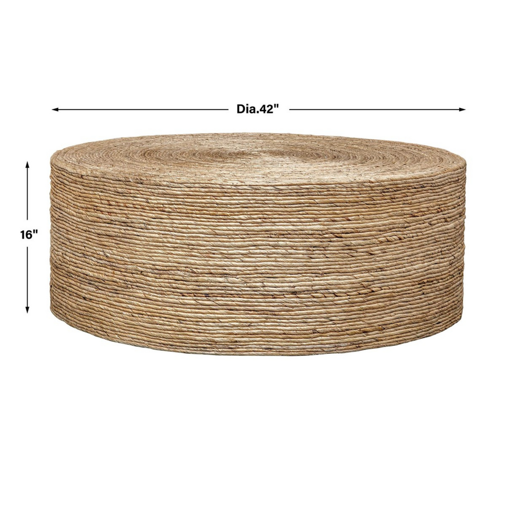 MASHPEE ROUND COFFEE TABLE - MAK & CO