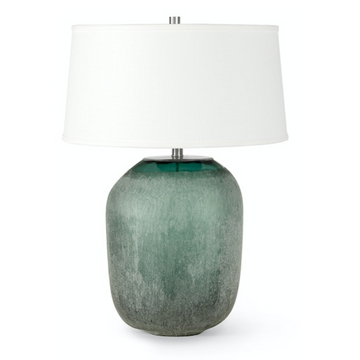 ATHENS GLASS TABLE LAMP TALL - MAK & CO