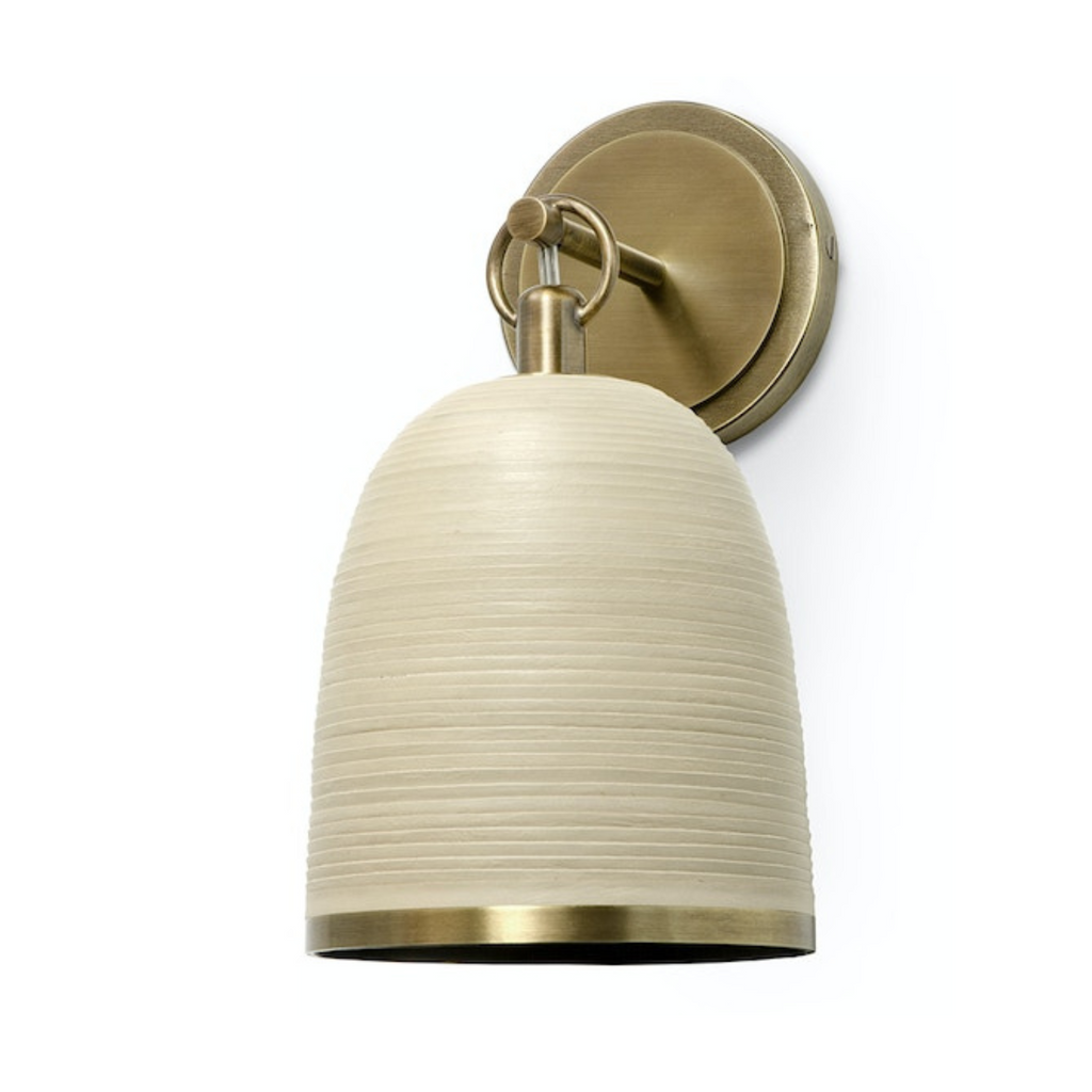 FITZPATRICK LEATHER SCONCE - MAK & CO