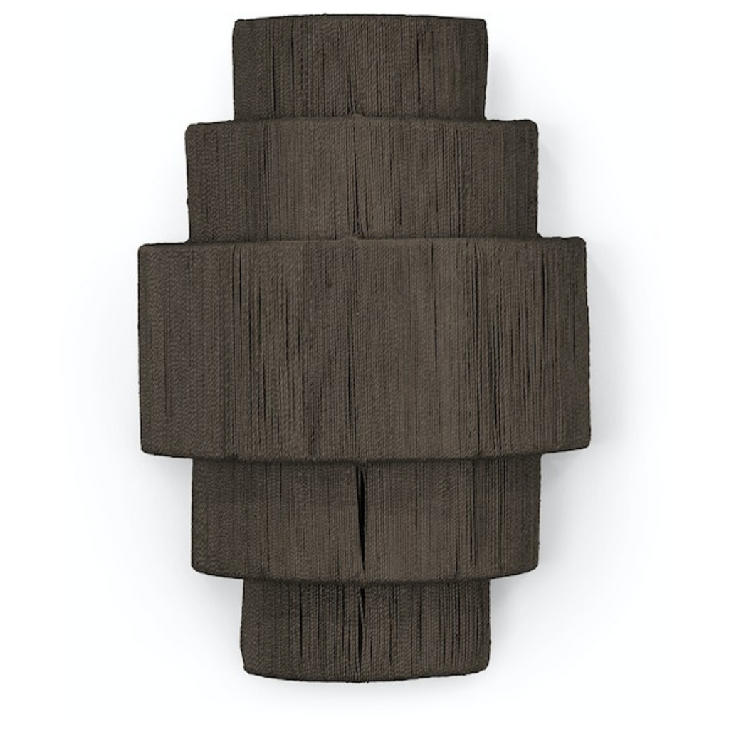 AVERY FIVE TIERED SCONCE IN BROWN - MAK & CO.
