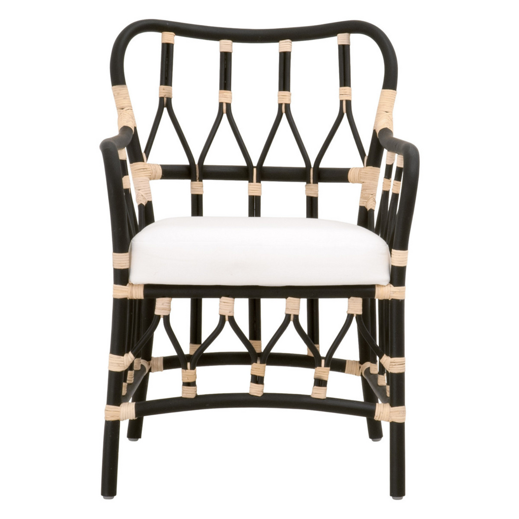 CAPRICE ARM CHAIR IN BLACK - MAK & CO