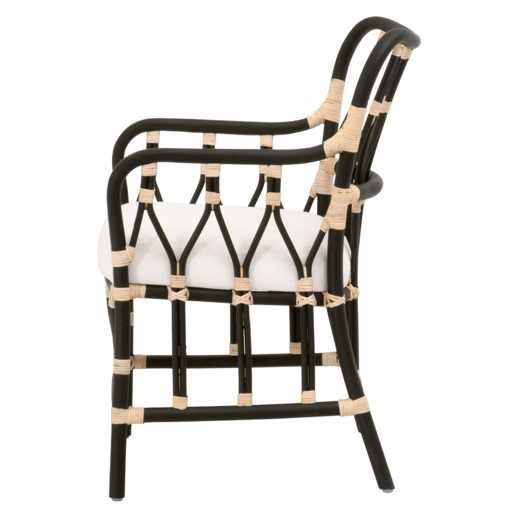 CAPRICE ARM CHAIR IN BLACK - MAK & CO