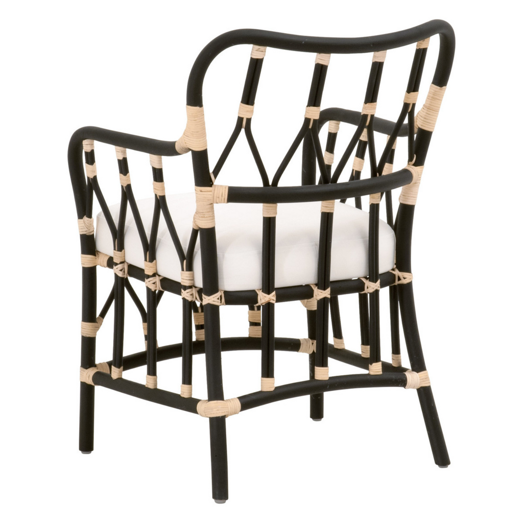 CAPRICE ARM CHAIR IN BLACK - MAK & CO