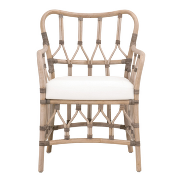 CAPRICE ARM CHAIR IN NATURAL - MAK & CO