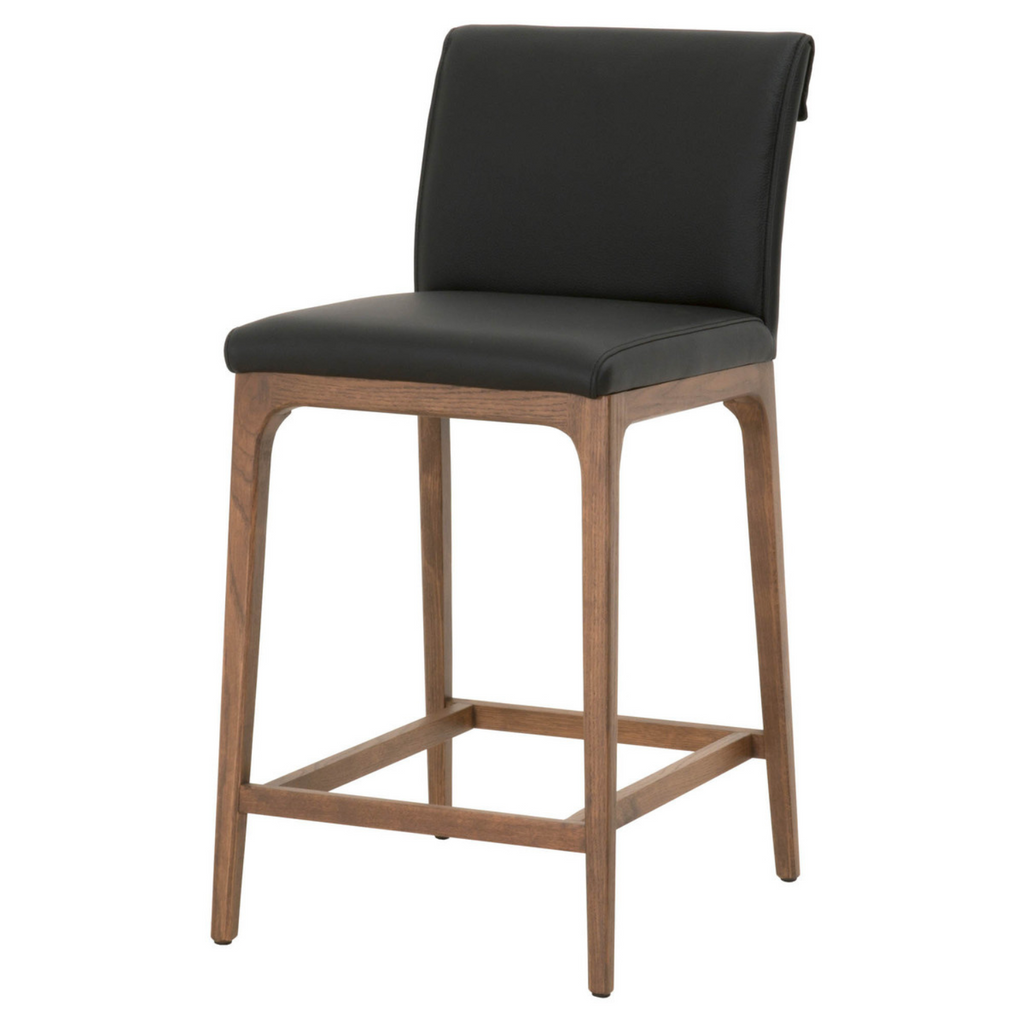 ALEX COUNTER STOOL IN BLACK - MAK & CO