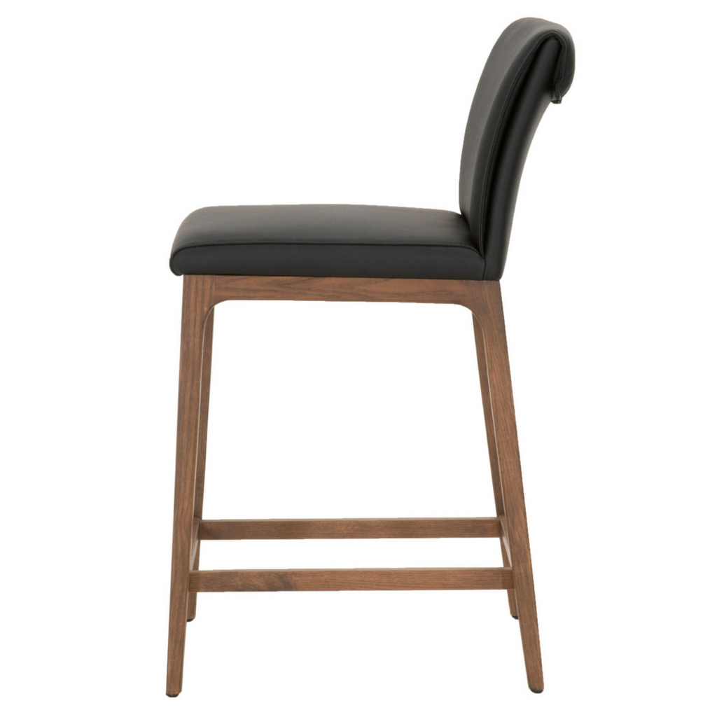 ALEX COUNTER STOOL IN BLACK - MAK & CO
