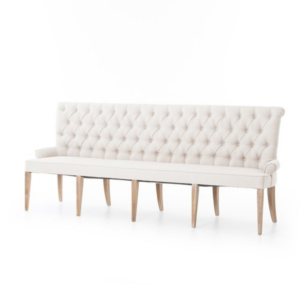 BANQUETTE CHAIR IN LIGHT SAND - MAK & CO