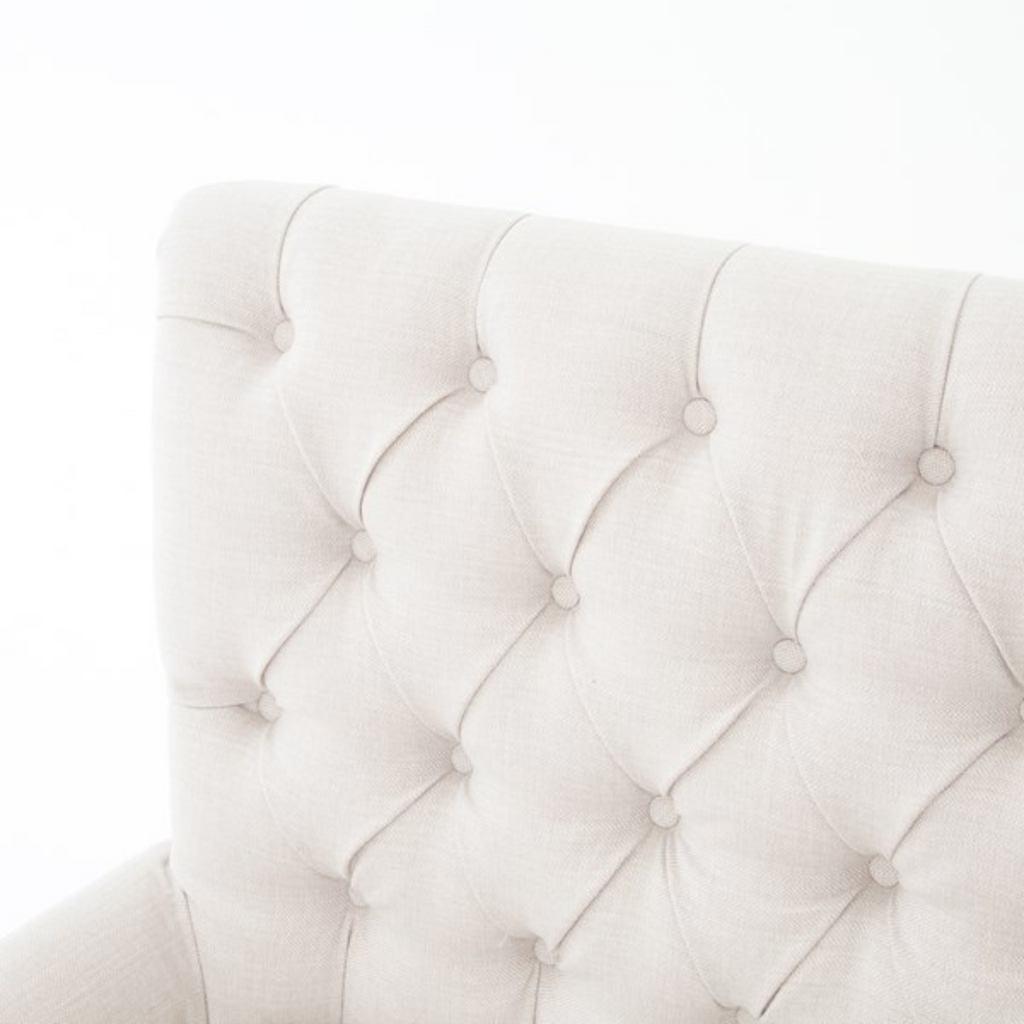 BANQUETTE CHAIR IN LIGHT SAND - MAK & CO