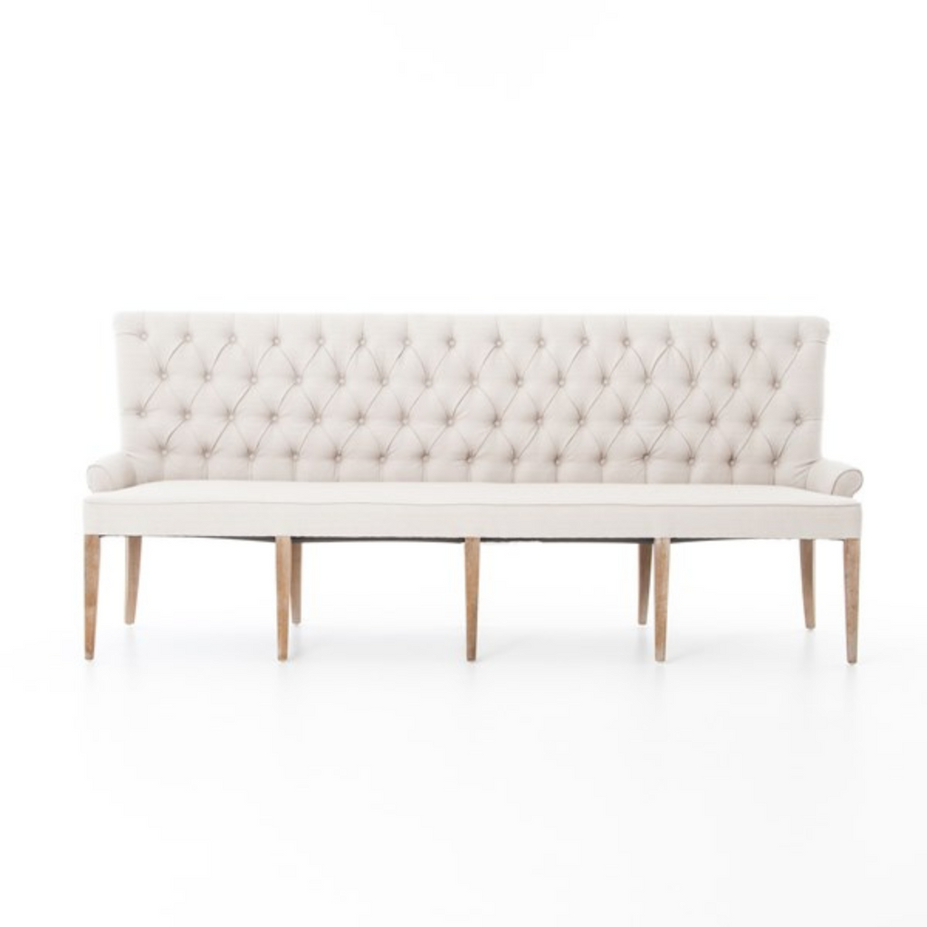 BANQUETTE CHAIR IN LIGHT SAND - MAK & CO