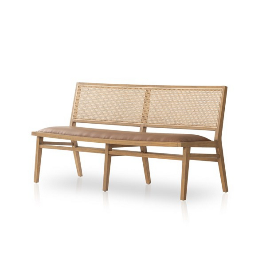 SAGE DINING BENCH IN SIERRA BUTTERSCOTCH - MAK & CO