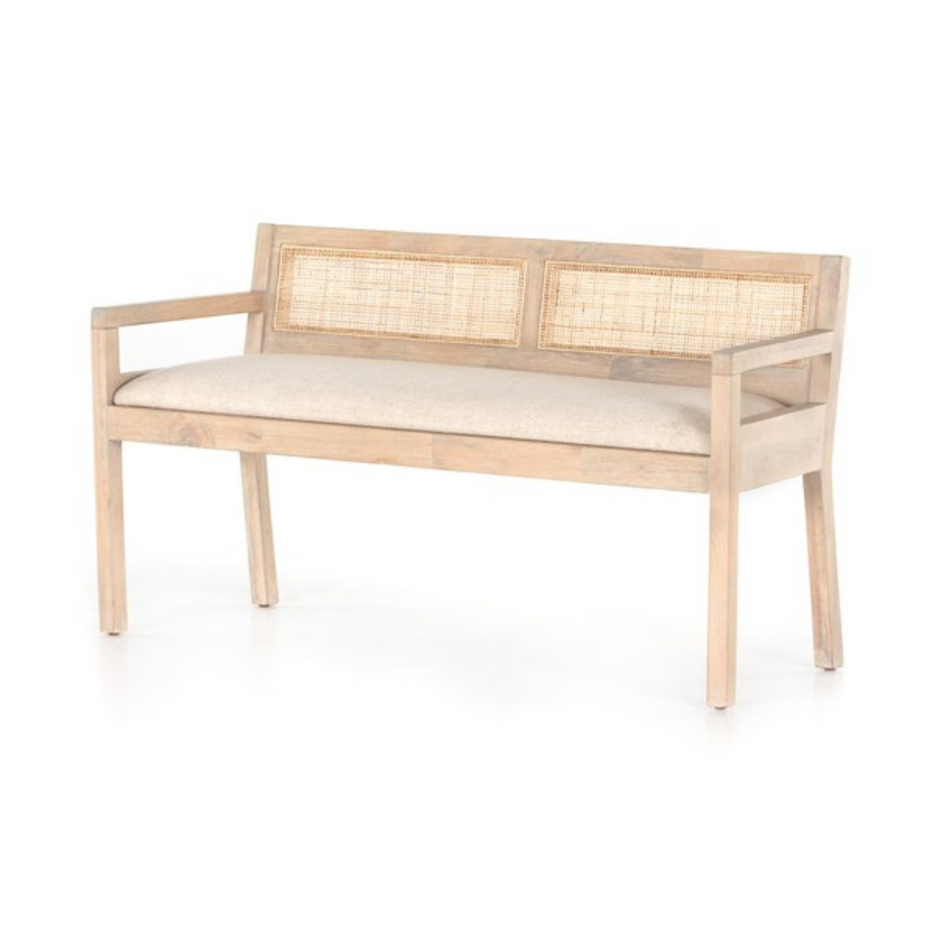 CLARITA ACCENT BENCH - MAK & CO