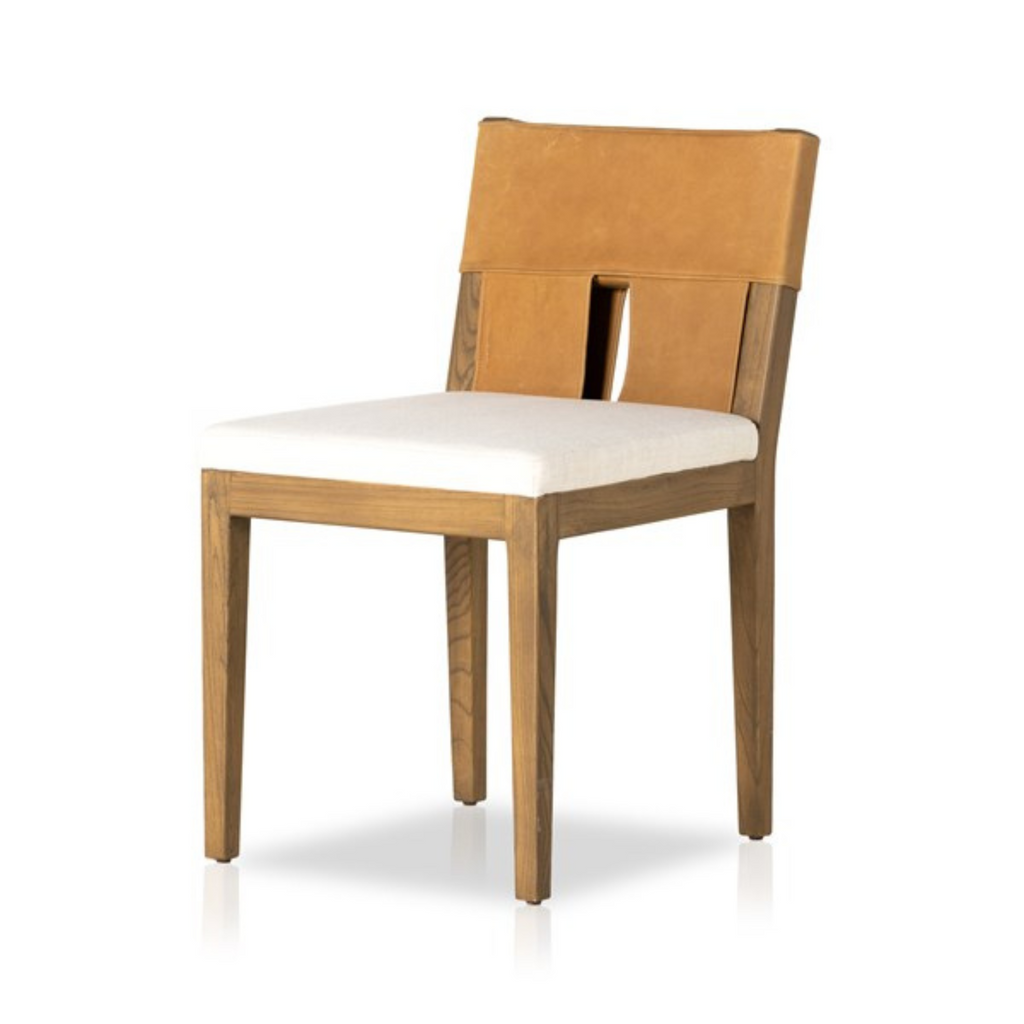 SEM DINING CHAIR IN HALCYON IVORY - MAK & CO