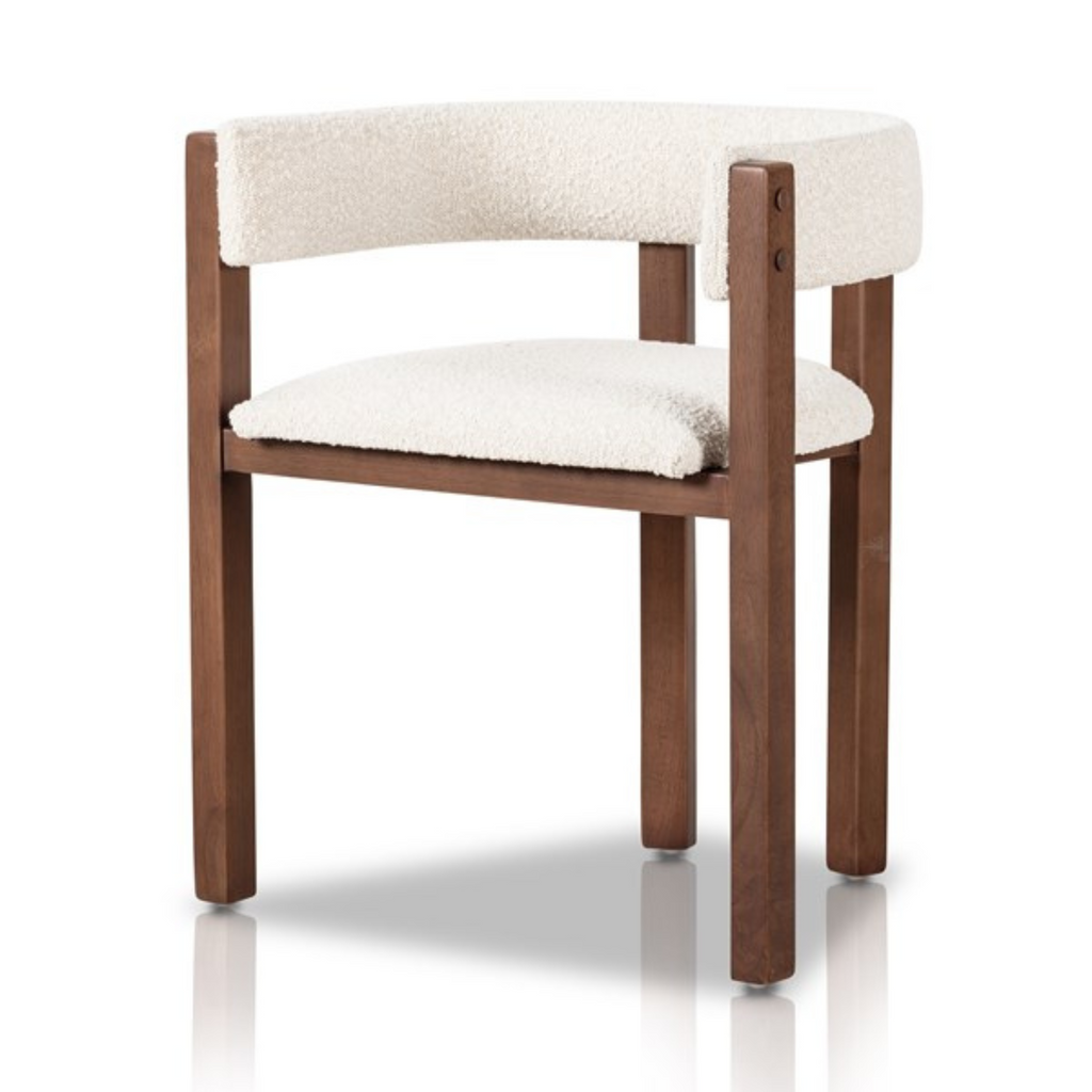 VITTORIA DINING ARMCHAIR IN KNOLL NATURAL-MAK&CO