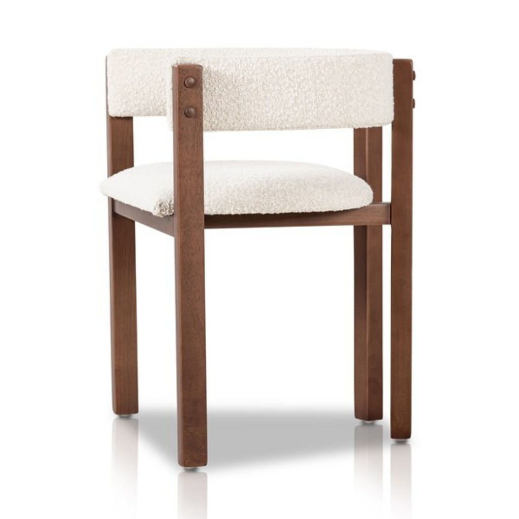 VITTORIA DINING ARMCHAIR IN KNOLL NATURAL-MAK&CO