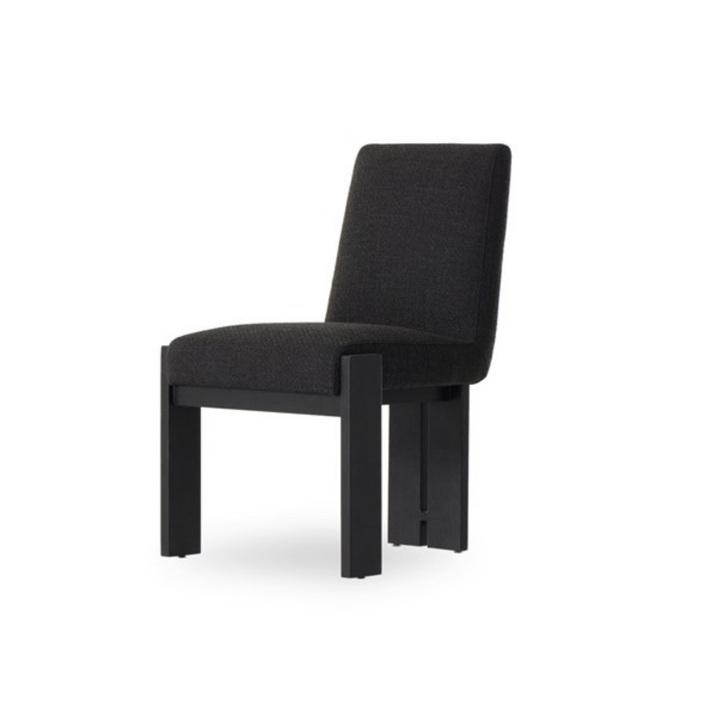 ROXY DINING CHAIR IN GIBSON BLACK - MAK & CO