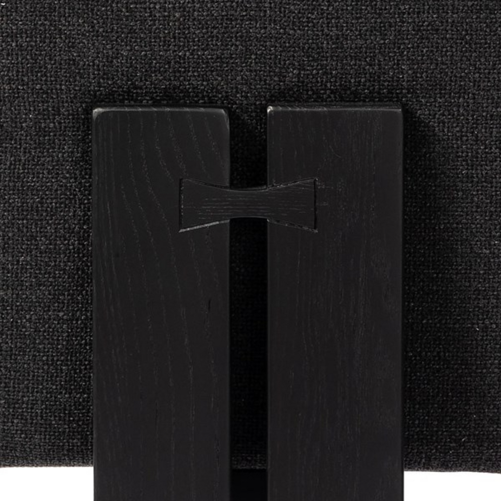 ROXY DINING CHAIR IN GIBSON BLACK - MAK & CO