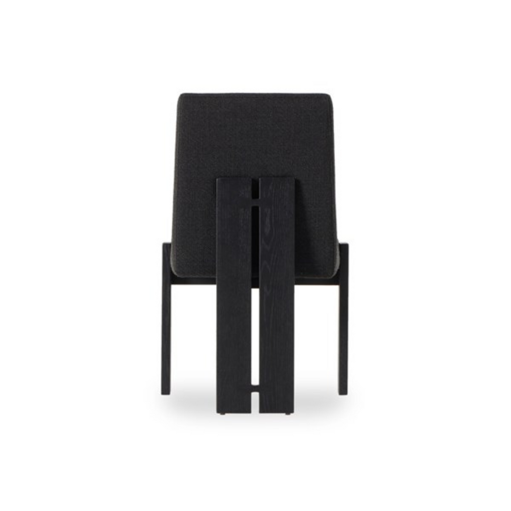 ROXY DINING CHAIR IN GIBSON BLACK - MAK & CO