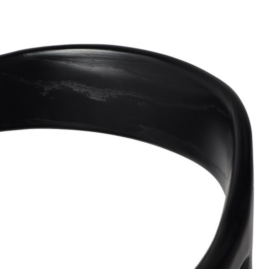 AMARE DINING ARMCHAIR IN BLACK - MAK & CO