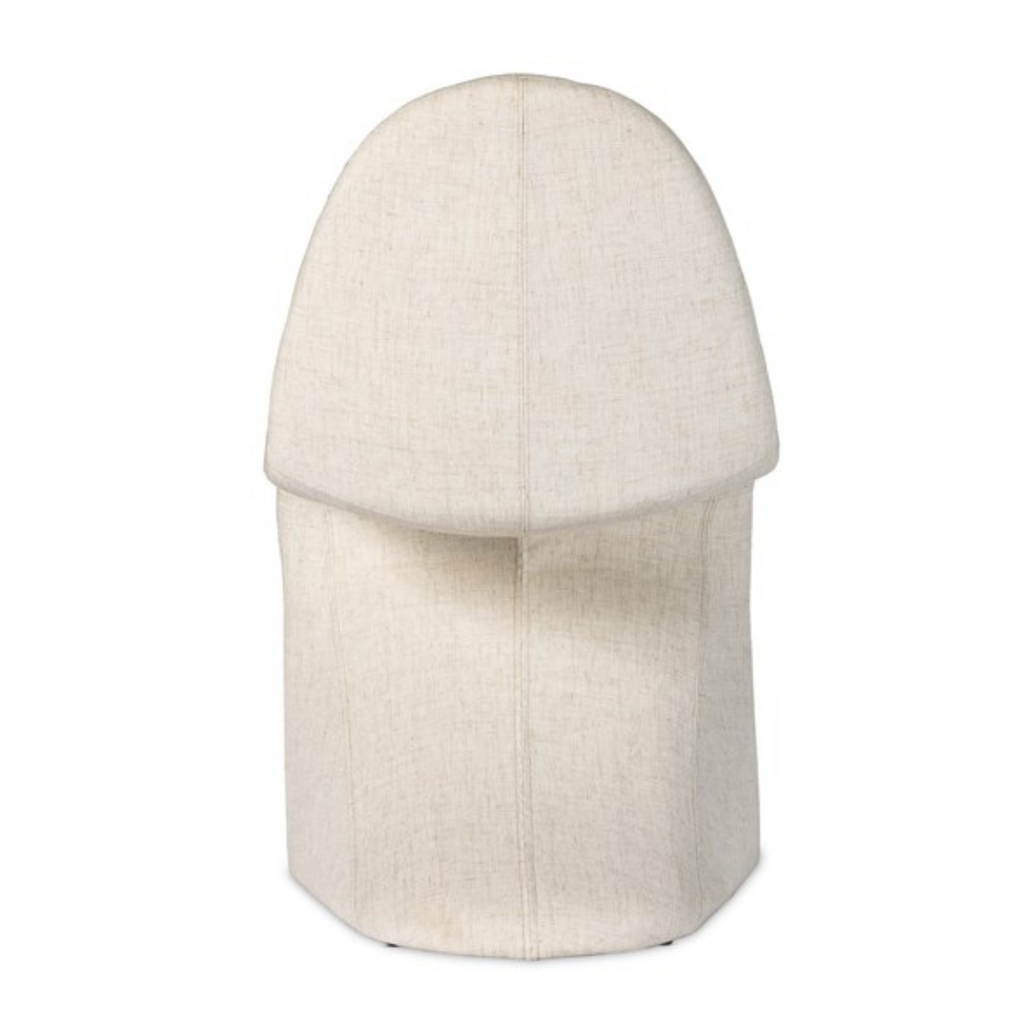 BRIETTE DINING CHAIR IN WHITE - MAK & CO