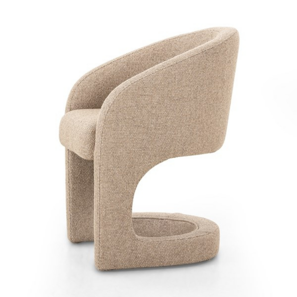 REYNOLD DINING ARMCHAIR IN HERON SAND - MAK & CO