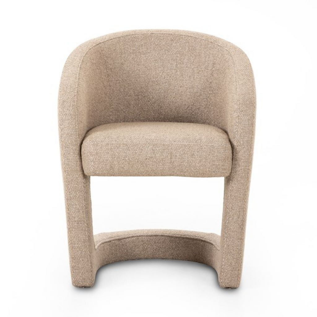 REYNOLD DINING ARMCHAIR IN HERON SAND - MAK & CO