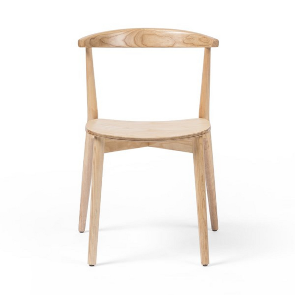 PRUITT DINING CHAIR IN BLONDE ASH - MAK & CO