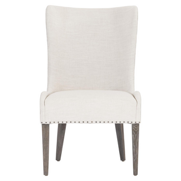 ALBION SIDE CHAIR IN WHITE - MAK & CO
