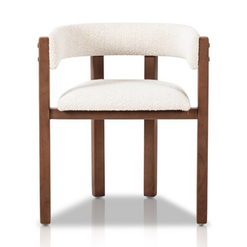 VITTORIA DINING ARMCHAIR IN KNOLL NATURAL-MAK&CO