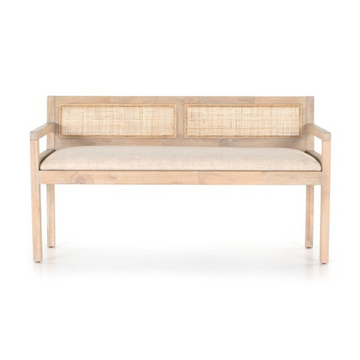CLARITA ACCENT BENCH - MAK & CO