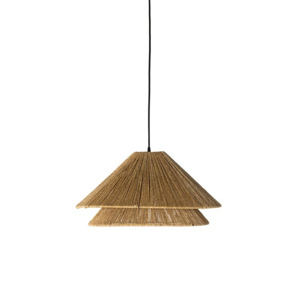 SAMI CHANDELIER IN NATURAL WATER HYACINTH - MAK & CO