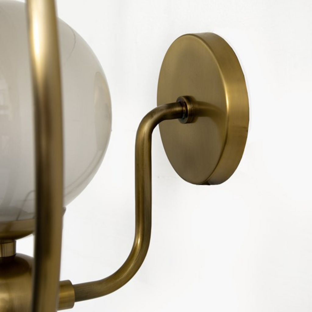 ELLIOT SCONCE - PATINA BRASS - MAK & CO