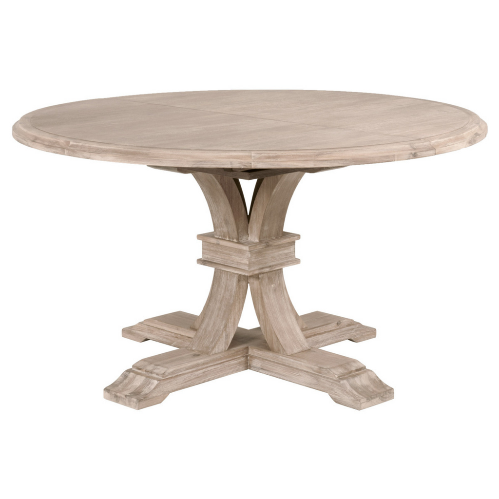 DEVON 54" ROUND EXTENSION DINING TABLE - MAK & CO