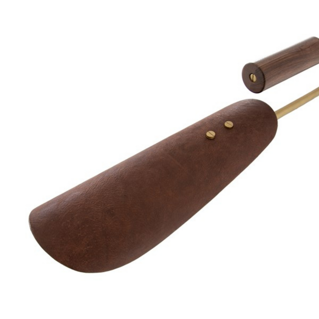 ASTRID DOUBLE PENDANT IN DARK BROWN ELK - MAK & CO