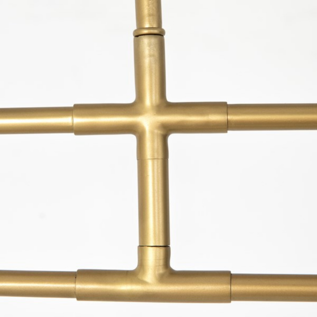 ASTRID DOUBLE PENDANT IN DARK BROWN ELK - MAK & CO