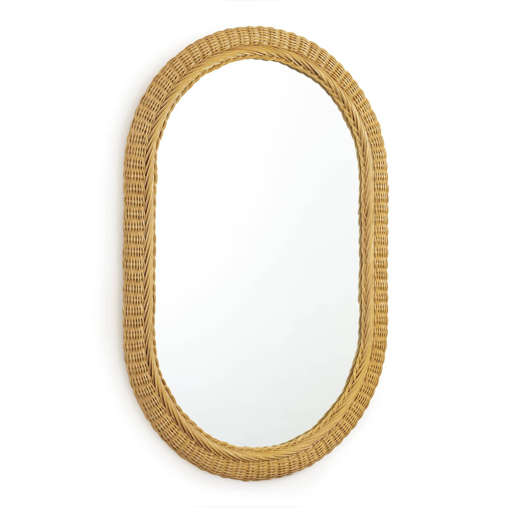 BONJOUR RATTAN MIRROR - MAK & CO