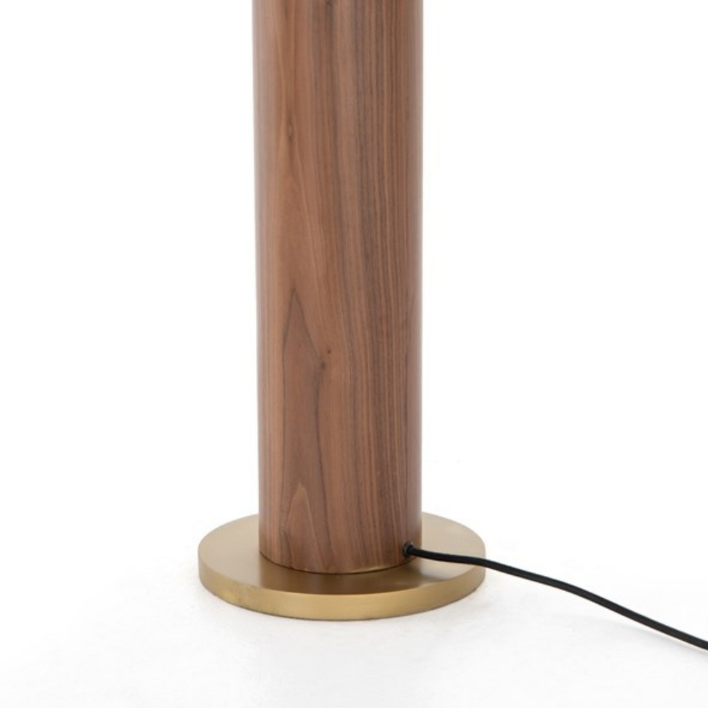 ASTRID FLOOR LAMP IN DARK BROWN ELK - MAK & CO.