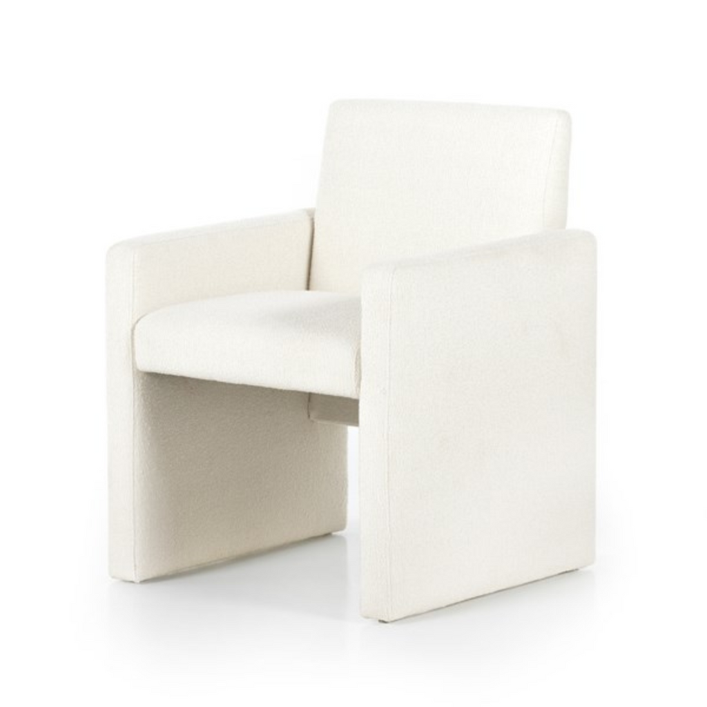 KIMA DINING CHAIR IN WHITE - MAK & CO