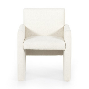 KIMA DINING CHAIR IN WHITE - MAK & CO