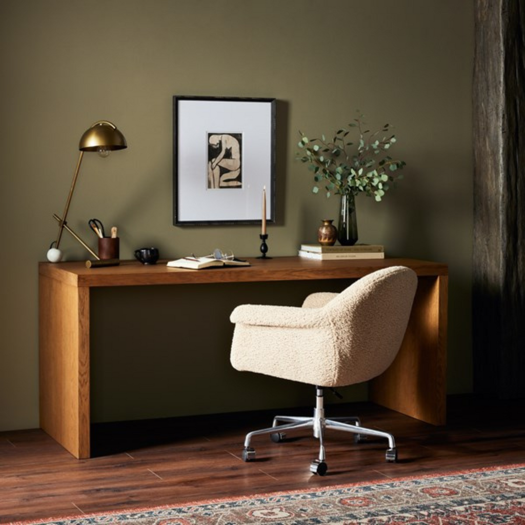 POSADA DESK-AMBER OAK VENEER - MAK & CO