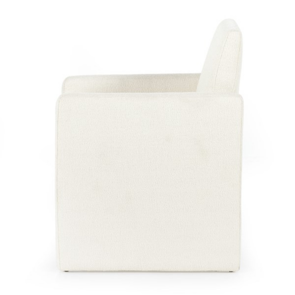 KIMA DINING CHAIR IN WHITE - MAK & CO