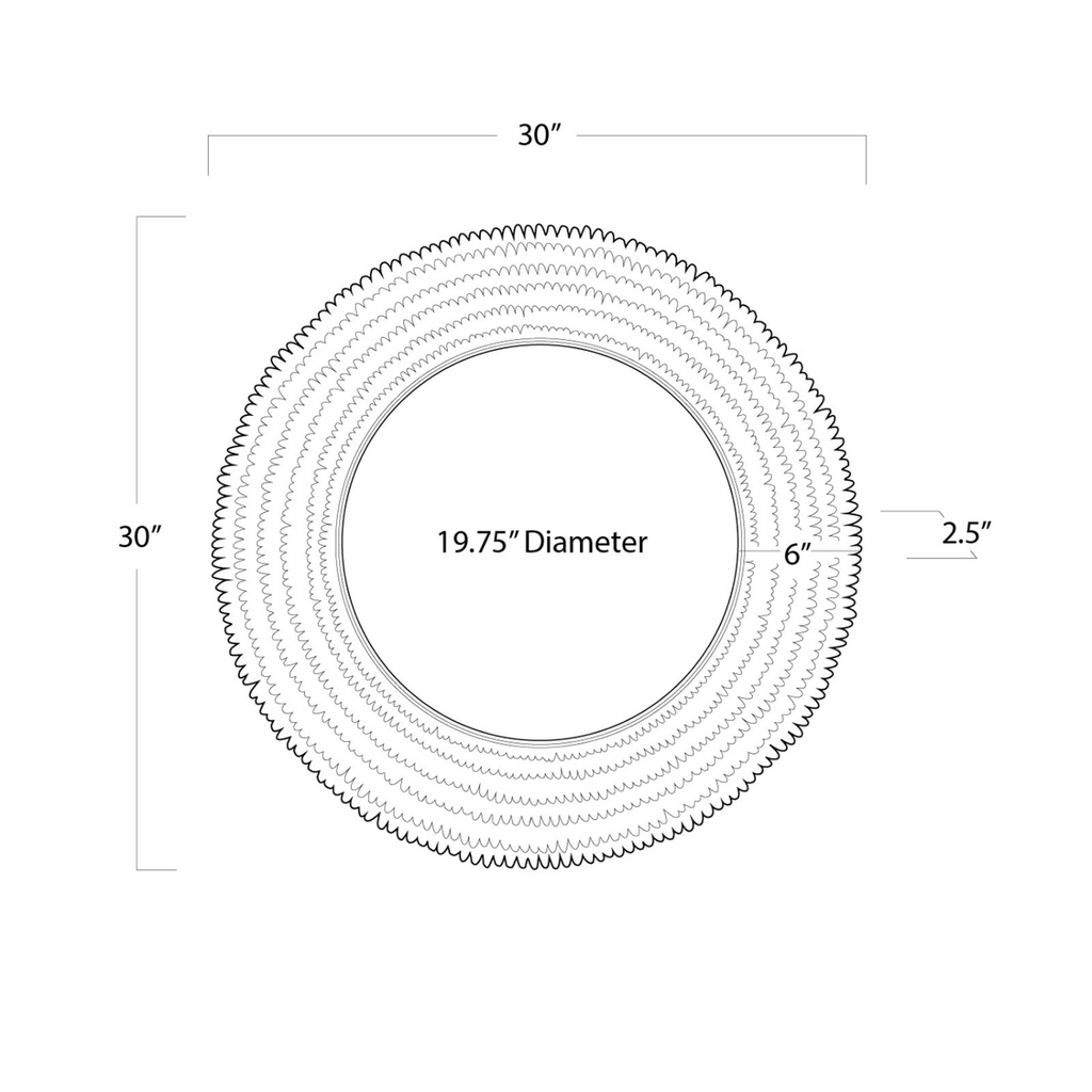 PETAL MIRROR - MAK & CO